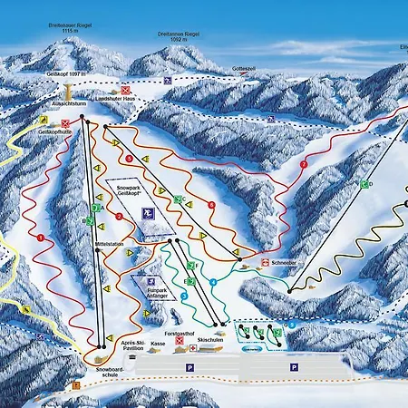 Ski Resort, Golf & Mountainbike 3* Bischofsmais